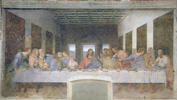 Leonardo da Vinci - Reprodukció The Last Supper, 1495-97 (fresco), (40 x 22.5 cm)