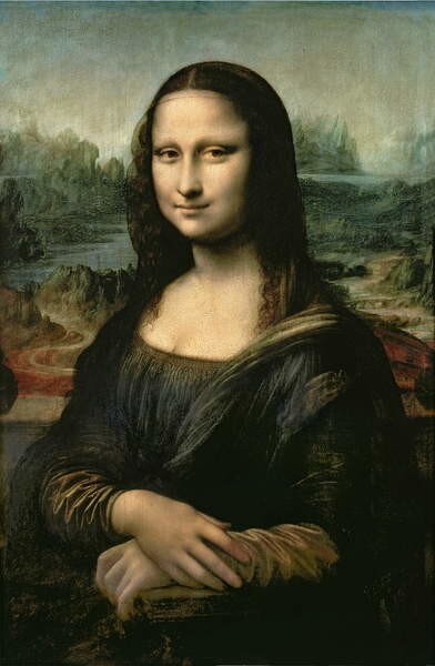 Leonardo da Vinci - Reprodukció Mona Lisa, (26.7 x 40 cm)