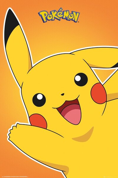 Plakát Pokemon - Pikachu, (61 x 91.5 cm)
