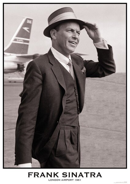 Plakát Frank Sinatra - London Airport 1961