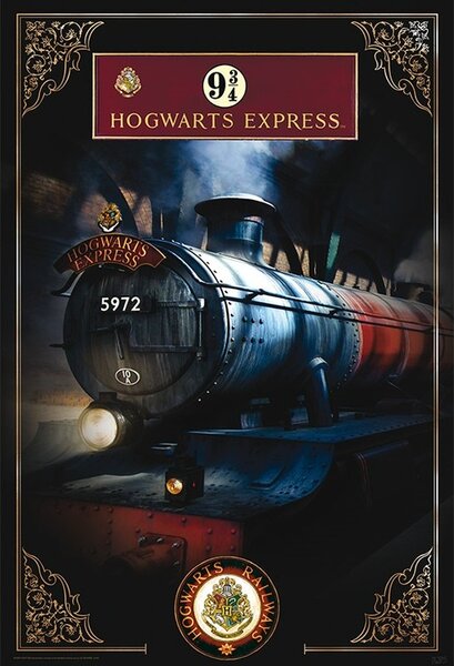 Plakát Harry Potter - Hogwarts Express, (61 x 91.5 cm)