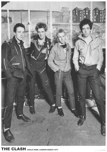 Plakát The Clash - London 1977, (59.4 x 84 cm)