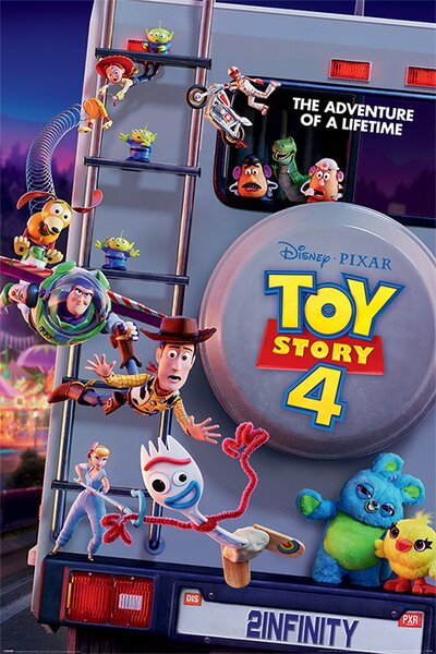 Plakát Toy Story 4 - Adventure Of A Lifetime, (61 x 91.5 cm)