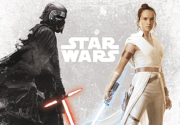 Plakát Star Wars - Kylo & Rey