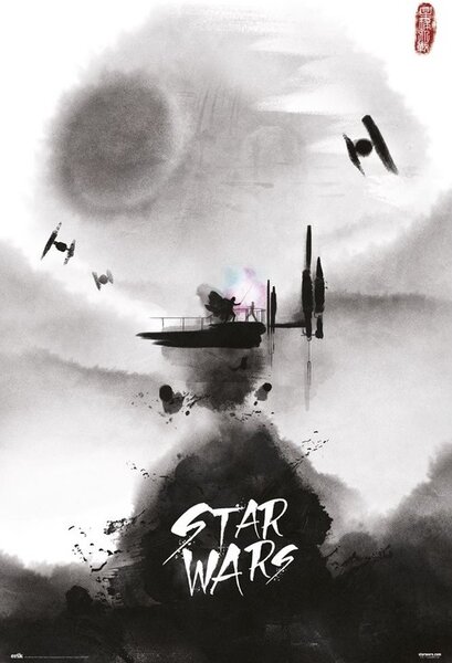 Plakát A Csillagok Háborúja - Ink