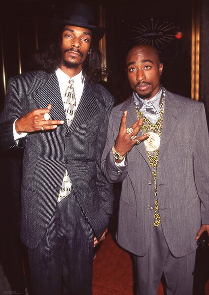 Plakát Snoop Dogg & Tupac - Suits, (59.4 x 84.1 cm)