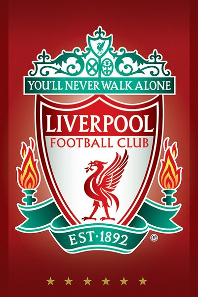 Plakát Liverpool FC - Crest, (61 x 91.5 cm)