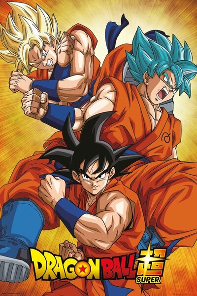 Plakát Dragon Ball Super - Goku, (61 x 91.5 cm)