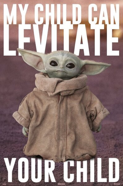 Plakát Star Wars: The Mandalorian - Baby Yoda, (61 x 91.5 cm)