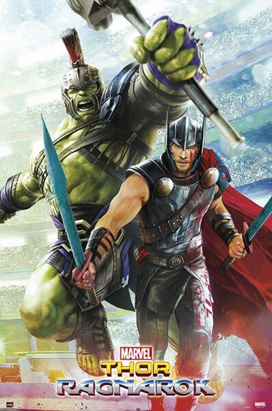 Plakát Marvel - Thor Ragnarok, (61 x 91.5 cm)