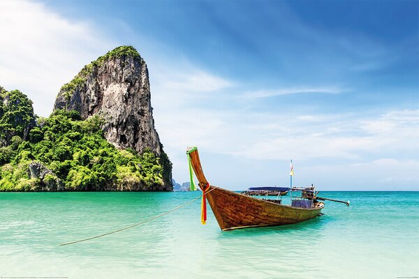 Plakát Thaiföld - Thai Boat