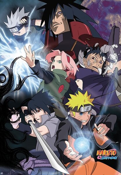 Plakát Naruto Shippuden - Group Ninja War, (61 x 91.5 cm)
