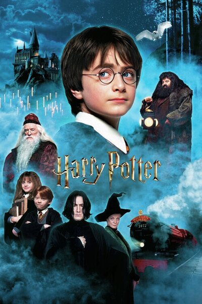 Művészi plakát Harry Potter - A bölcsek köve, (26.7 x 40 cm)
