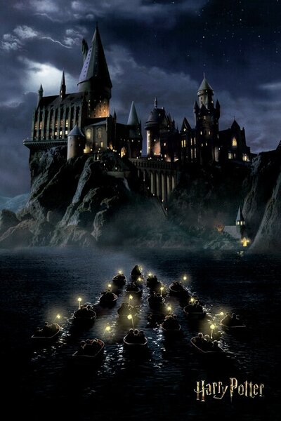 Művészi plakát Harry Potter - Roxfort, (26.7 x 40 cm)