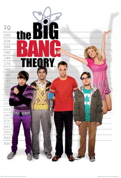 Plakát Big Bang Theory - IQ mérő