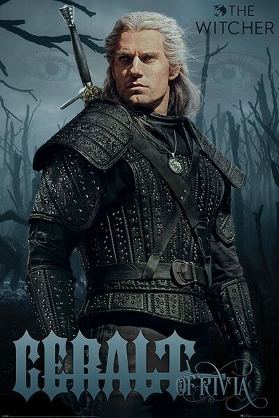 Plakát The Witcher - Geralt of Rivia, (61 x 91.5 cm)