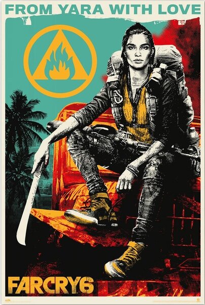 Plakát Far Cry 6 - From Yara With Love, (61 x 91.5 cm)