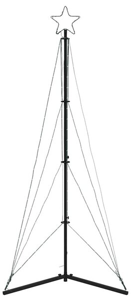 Hideg fehér LED karácsonyfa 363 LED 182 cm
