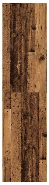Antik fa színű szerelt fa ruhásszekrény 80 x 50 x 200 cm