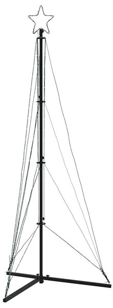 Hideg fehér LED karácsonyfa 363 LED 182 cm