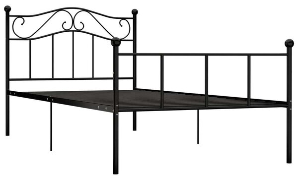 Elegáns Fém Ágykeret - Klasszikus Design - 90x200 cm