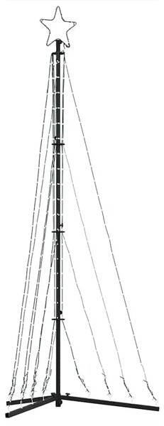 Hideg fehér LED karácsonyfa 339 LED 182 cm