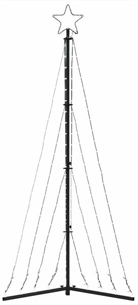 Hideg fehér LED karácsonyfa 339 LED 182 cm