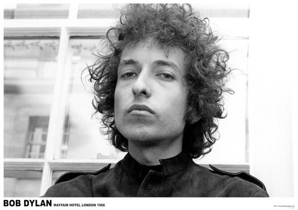 Plakát Bob Dylan - Mayfair Face, (84.1 x 59.4 cm)