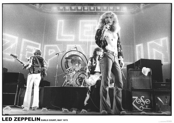 Plakát Led Zeppelin - Earls Court May 1975, (59.4 x 84.1 cm)