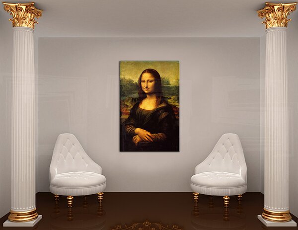 Vászonkép MONA LISA  Leonardo Da Vinci (reprodukció 100x150)