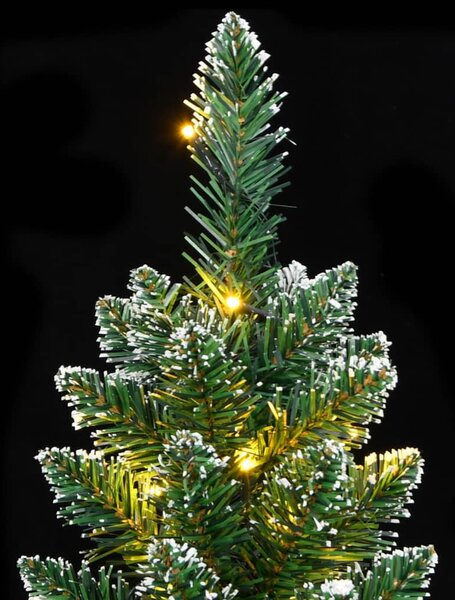 Vékony műkarácsonyfa 150 LED-del 120 cm