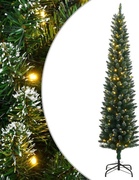 Vékony műkarácsonyfa 150 LED-del 120 cm