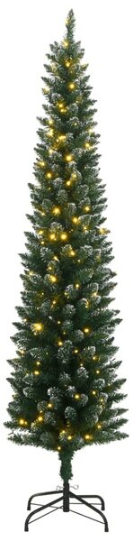 Vékony műkarácsonyfa 150 LED-del 120 cm