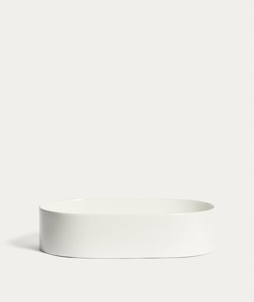 Fehér kerámia mosdókagyló 50x31 cm Ovara – Kave Home