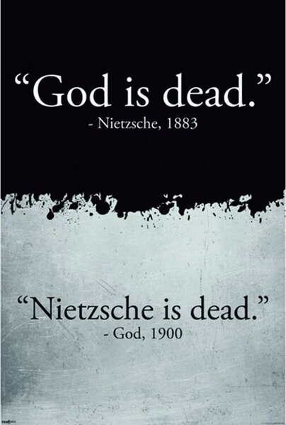 Plakát God is Dead, (61 x 91.5 cm)