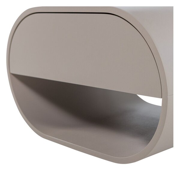 Szürkésbézs többszintes fali polc 39 cm Momo – WOOOD