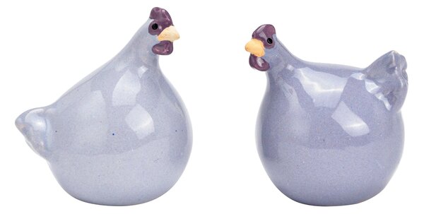 Kerámia tyúk LILAC CHICKEN lila - több méretben Méret: L