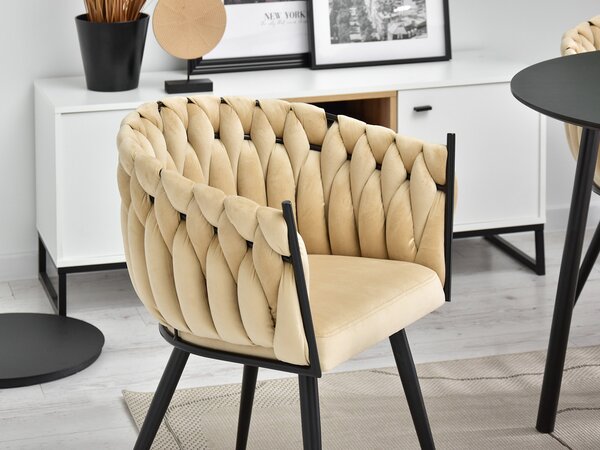 Étkezőszék Radio (vanília + fekete)