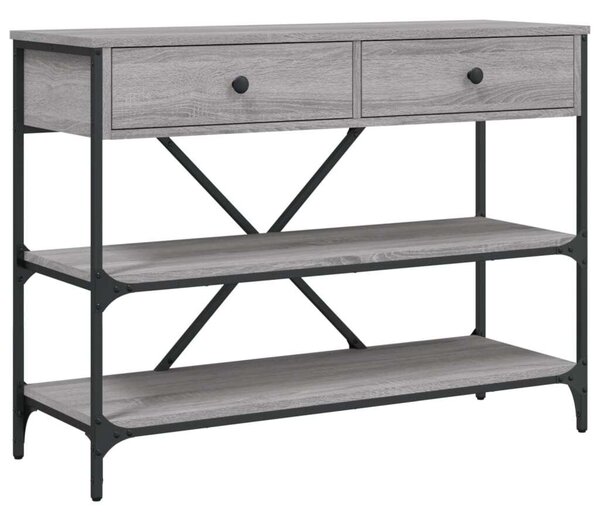 Modern Tálalóasztal - Szürke Sonoma - 100cm