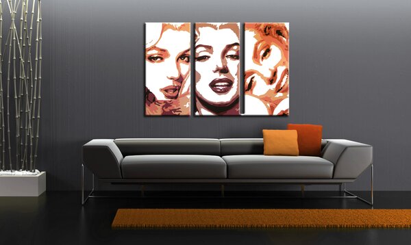 Kézzel festett vászonképek POP Art Marilyn Monroe mon2 (POP)