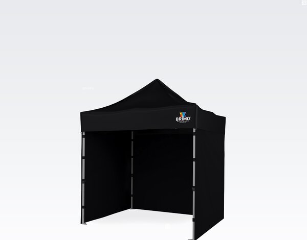 Piaci sátor 2x2m - Fekete