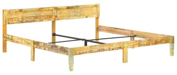 VidaXL tömör újrahasznosított fa ágykeret 200 x 200 cm