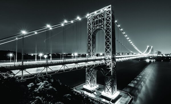 Poszter tapéta Manhattan Bridge papír 368 x 254 cm papír 368 x 254 cm
