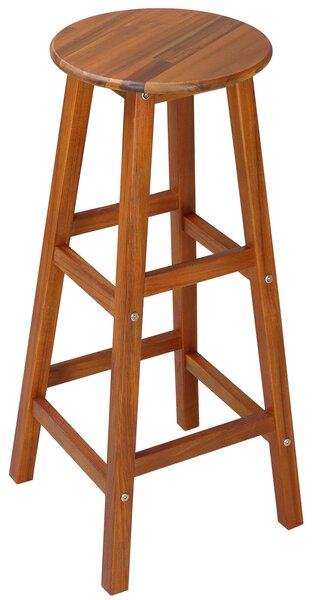OSLO bárszék, 2 db, 34x76cm, természetes barna Casaria