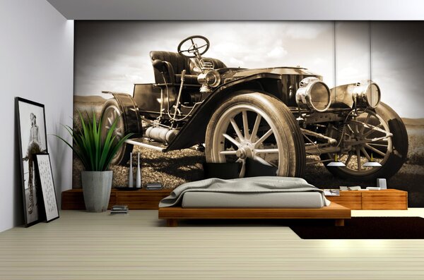 Poszter tapéta Vintage car vlies 152,5 x 104 cm vlies 152,5 x 104 cm