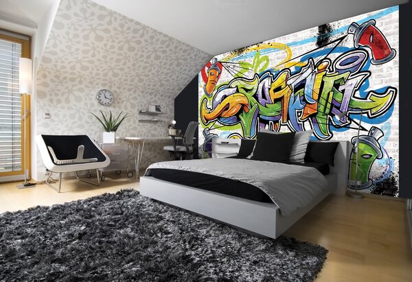 Poszter tapéta Graffiti vlies 152,5 x 104 cm vlies 152,5 x 104 cm