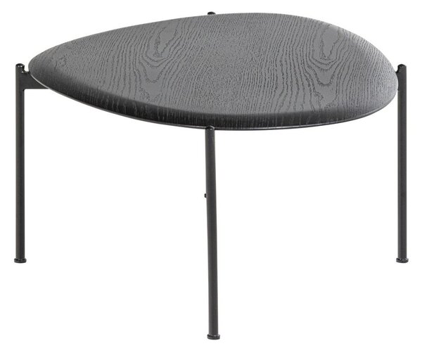 Fekete dohányzóasztal 67x92 cm Kota – WOOOD