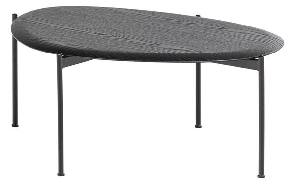 Fekete dohányzóasztal 67x92 cm Kota – WOOOD