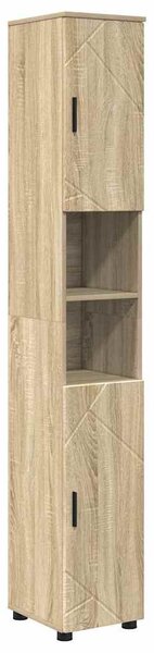 Fürdőszoba bútor szett 5 db Sonoma tölgy 35 x 30 x 192 cm