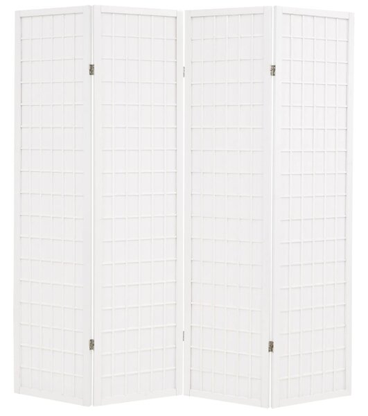 VidaXL 6 paneles, fehér, japán stílusú paraván 160 x 170 cm